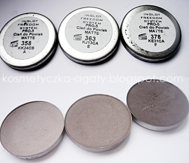 Inglot – moje 3 ulubione maty
