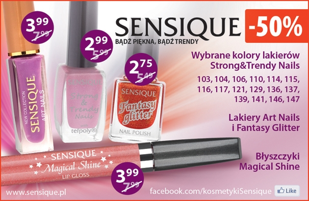 garść promocji od Sensique i My Secret :)