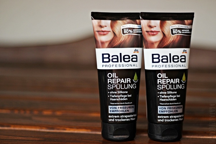 włosy nawilżone po same końce – odżywka Balea Professional Oil Repair