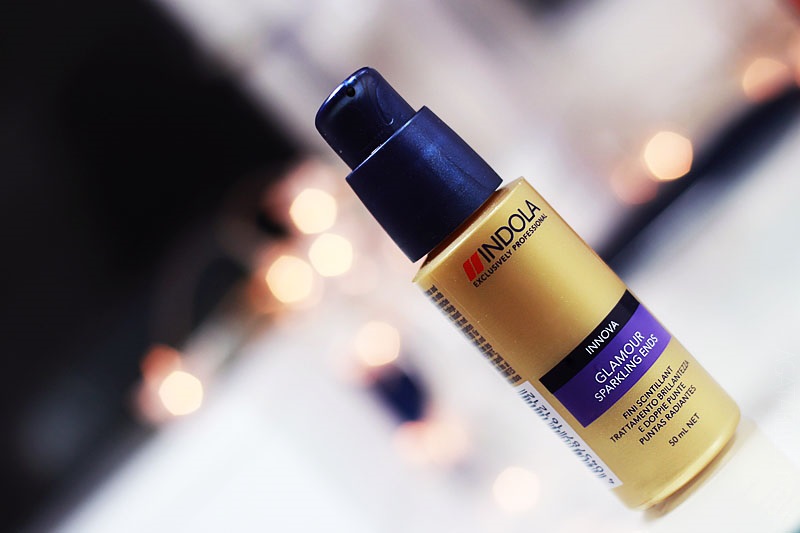 końcówki miękkie i pełne blasku? | Indola, serum Innova Glamour Sparkling Ends
