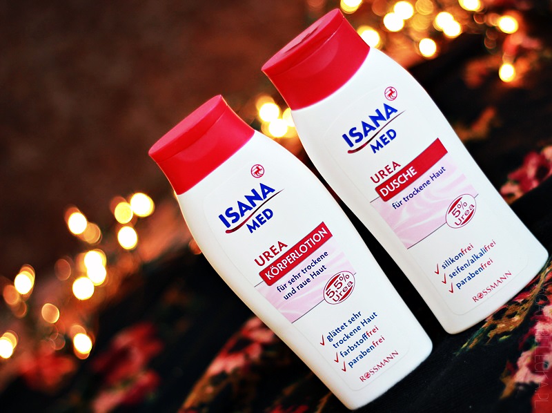 ulga dla bardzo wrażliwej skóry | Isana Med Urea – żel pod prysznic i emulsja do ciała
