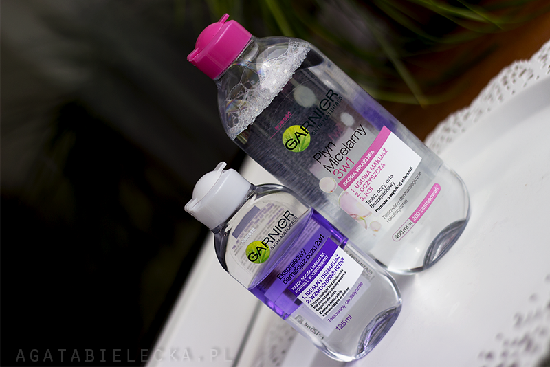 demakijażowy duet na 5+ | Garnier Skin Naturals – płyn micelarny  3w1 i ekspresowy demakijaż oczu 2w1 [płyn dwufazowy]