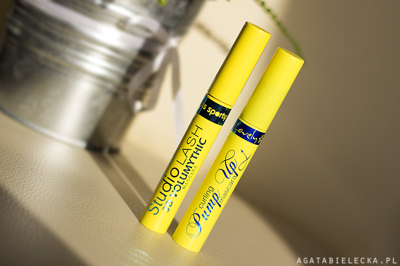 dwie marki, dwa tusze do rzęs, jeden efekt | Lovely Curling Pump Up i Miss Sporty Studio Lash 3D Volumythic