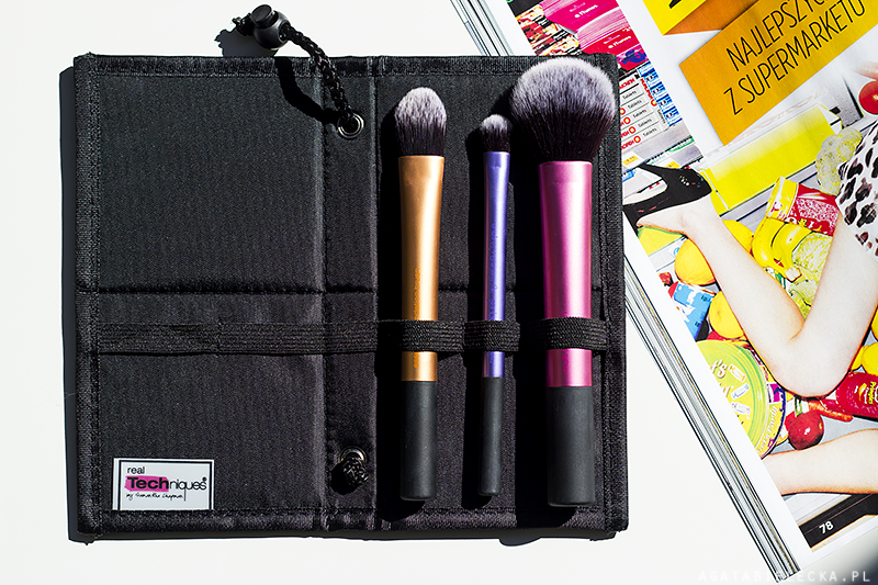 Real Techniques, Travel Essentials – zestaw 3 pędzli