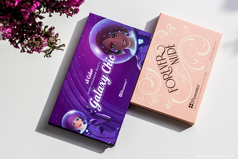 Bh Cosmetics: Galaxy Chic Baked Eyeshadow Palette & Forever Nude Makeup Palette
