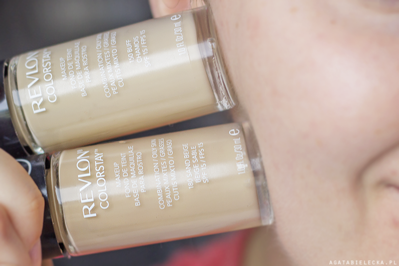 podkład legenda | Revlon Colorstay do cery tłustej i mieszanej – 150 buff i 180 sand beige