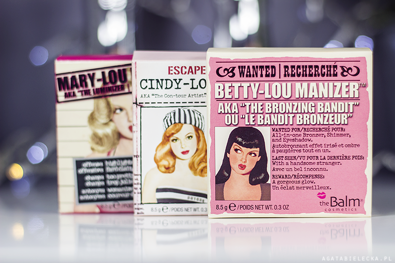 rozświetlające siostrzane trio od theBalm: Mary-Lou, Betty-Lou, Cindy-Lou Manizer