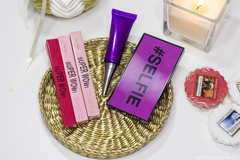 Kilka nowości I Heart Makeup: matowe szminki w kredce WOW STICK, paleta cieni #SELFIE + baza, matowa baza pod cienie