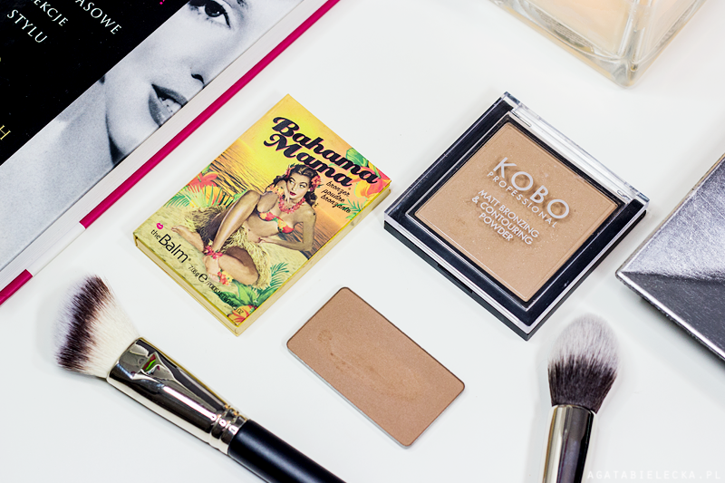 Porównanie trzech popularnych, chłodnych bronzerów – theBalm Bahama Mama, Inglot 505, Kobo Sahara Sand 308