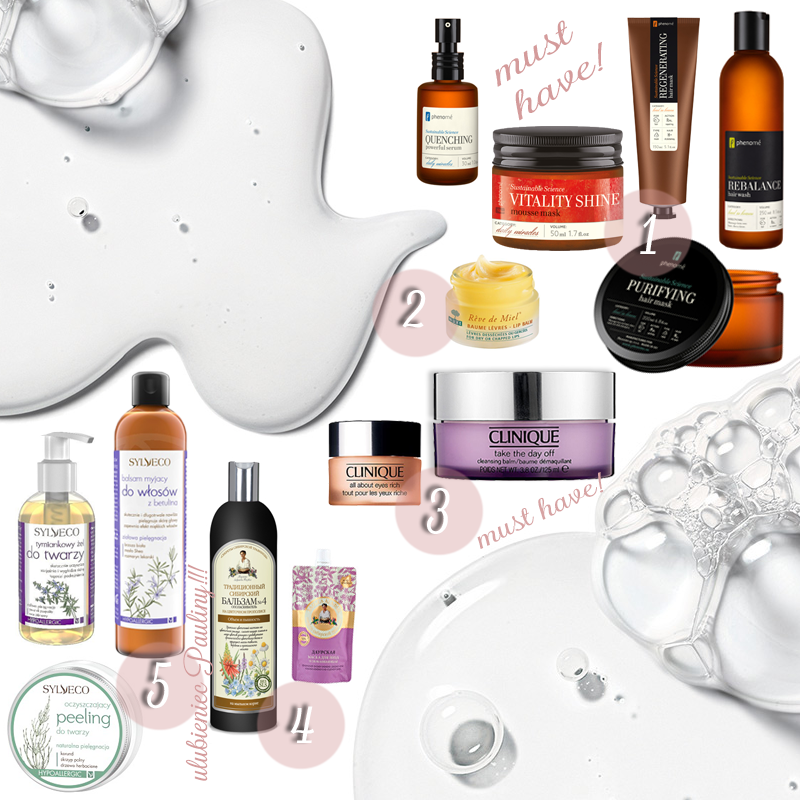 pielęgnacyjne zachcianki – 5 marek / 13 kosmetyków