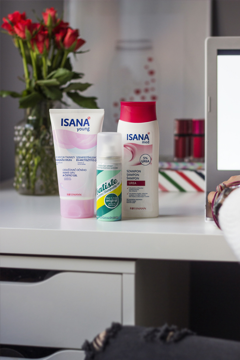 trzy pozytywne odkrycia: Isana Young, Batiste Original, Isana Med